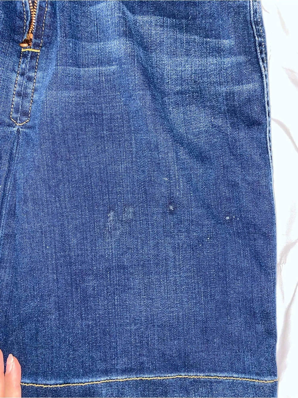 Dolce & Gabbana Indigo Denim A-Line Skirt